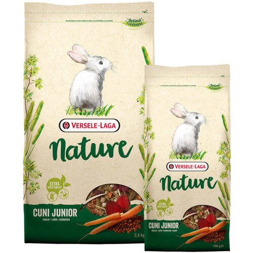 Kaninchenfutter Junior Cuni Nature getreidefrei - Versele Laga