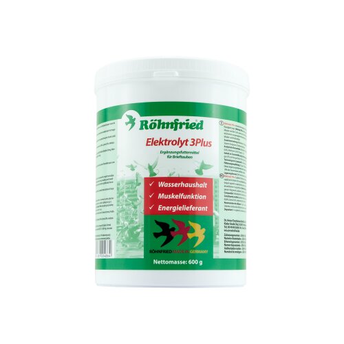 Elektrolyt 3 Plus für Tauben - Röhnfried