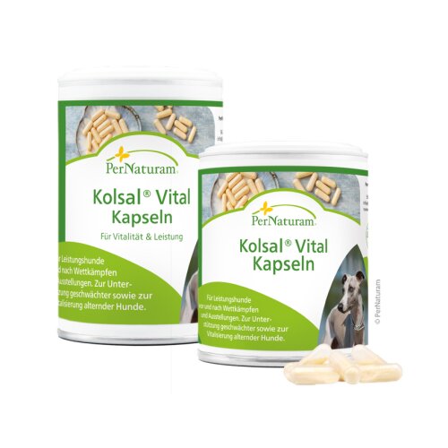 Kolsal-Vital-Kapseln für Hunde - PerNaturam 50 Kapseln
