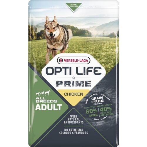 Hundefutter getreidefrei Huhn - Opti Life Prime