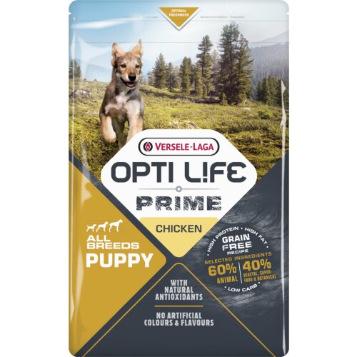 Puppy Hundefutter getreidefrei Huhn - Opti Life Prime