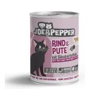 Katzenfutter getreidefrei Rind, Pute, Süßkartoffeln - Joe & Pepper