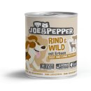 Hundefutter getreidefrei Rind, Wild, Erbsen - Joe & Pepper